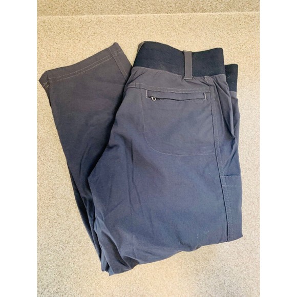 Title Nine Womens sz 8 Blue Nylon Blend Stretch Clamber 2.0 Hiking Capri Pants - Picture 7 of 9